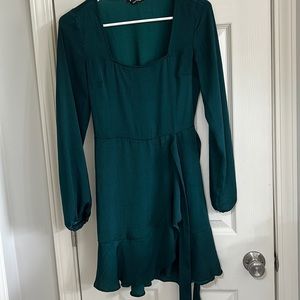 Express emerald green XS dress